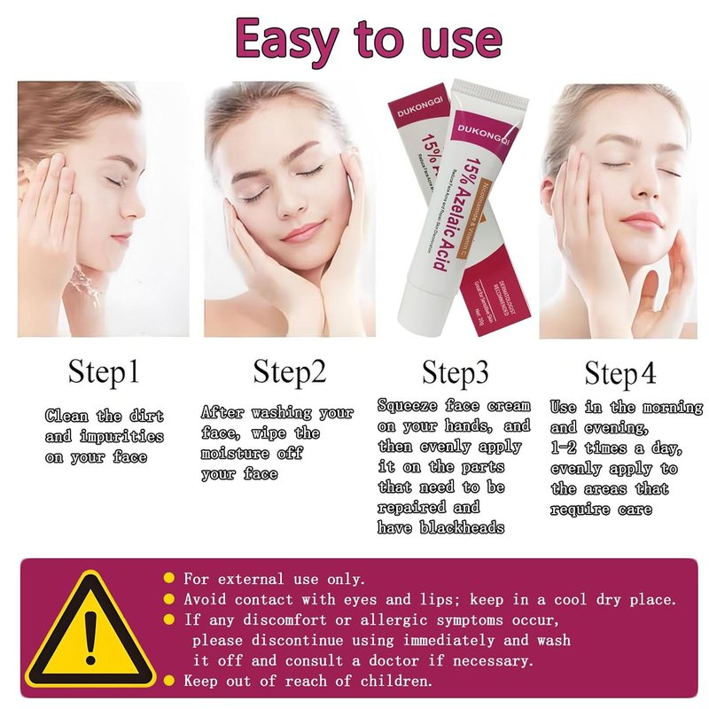 Azelaic Acid Serum - Balance Skin Tone & Cleanse Pores | Relieve Acne, Blackheads & Redness - 20g (1 PCS)