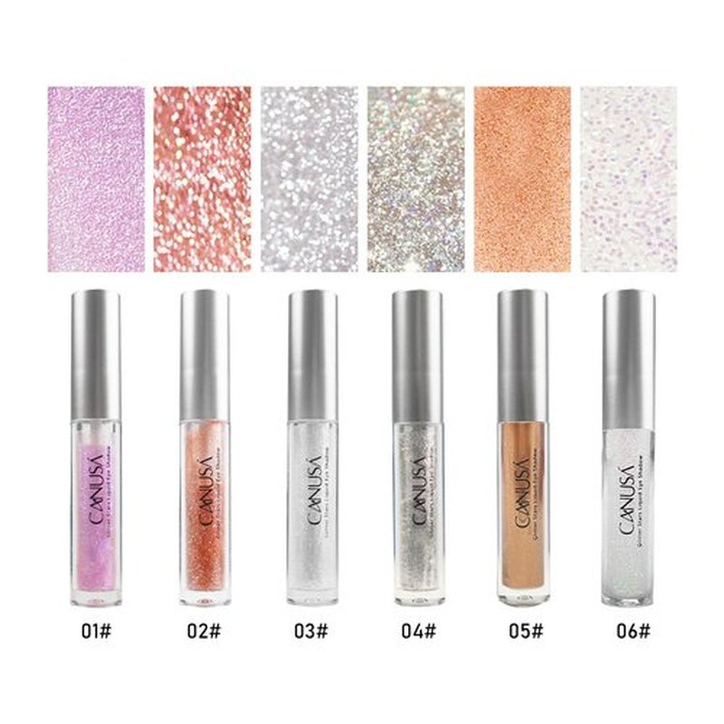 Liquid Glitter Eyeshadow | Long Lasting | Liquid-type | Quick-Drying | glitter eyeshadow that shimmers like shattered glass in every angle | 2g/0.07 Fl Oz (A SET, ONE SIZE)