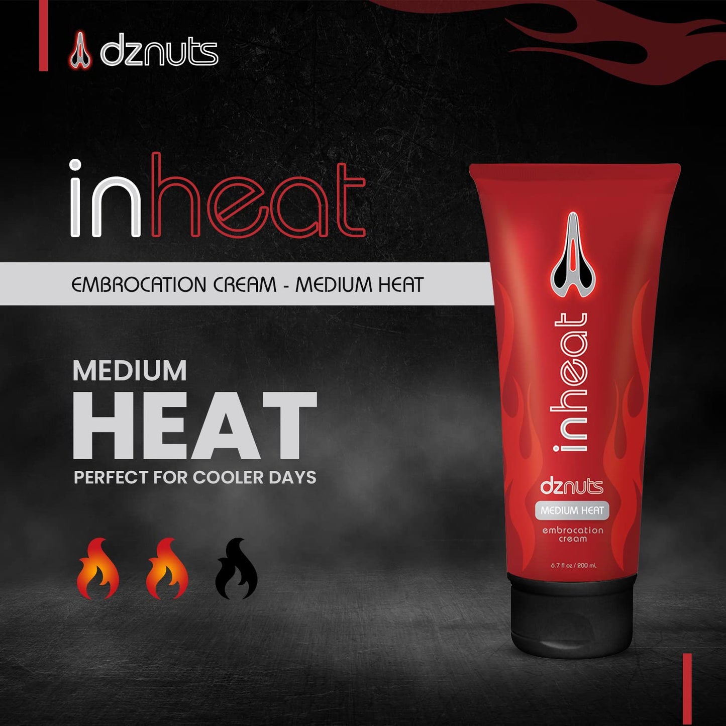 dznuts - Women’s Bliss Chamois Cream with InHeat Embrocation Cream for Cold Weather (Medium Heat)