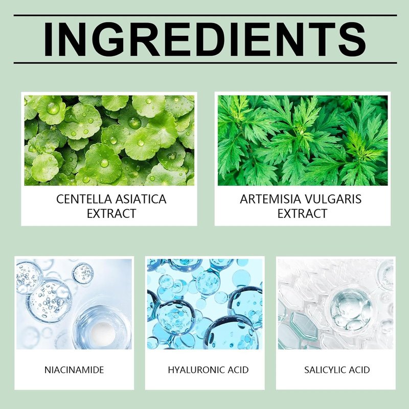 Mugwort Clay Mask Stick - Control Excess Oil & Deep Clean Pores | Gentle Exfoliation for Smoother Skin