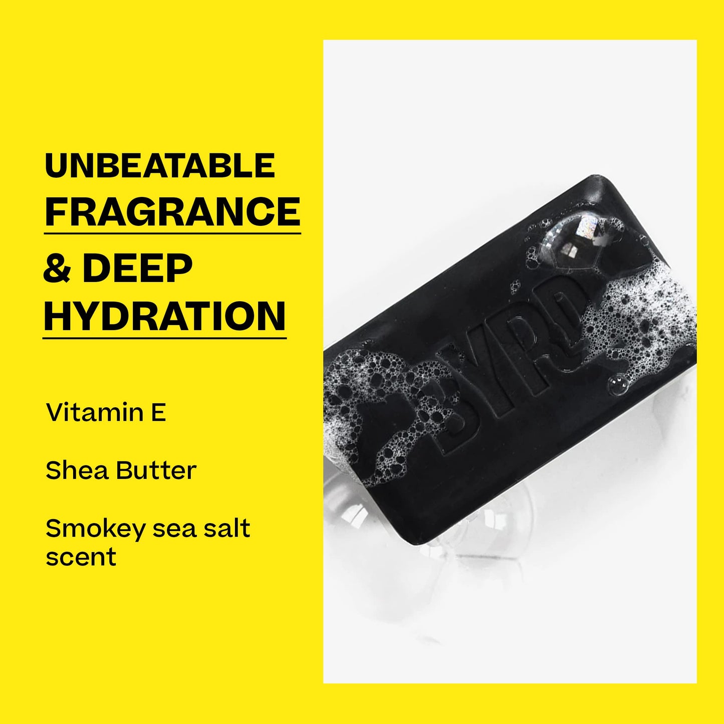 BYRD Activated Charcoal Exfoliating Soap Bar – Daily Cleansing Bar, Detox and Replenish Skin, Safe for All Skin Types, 5 Oz