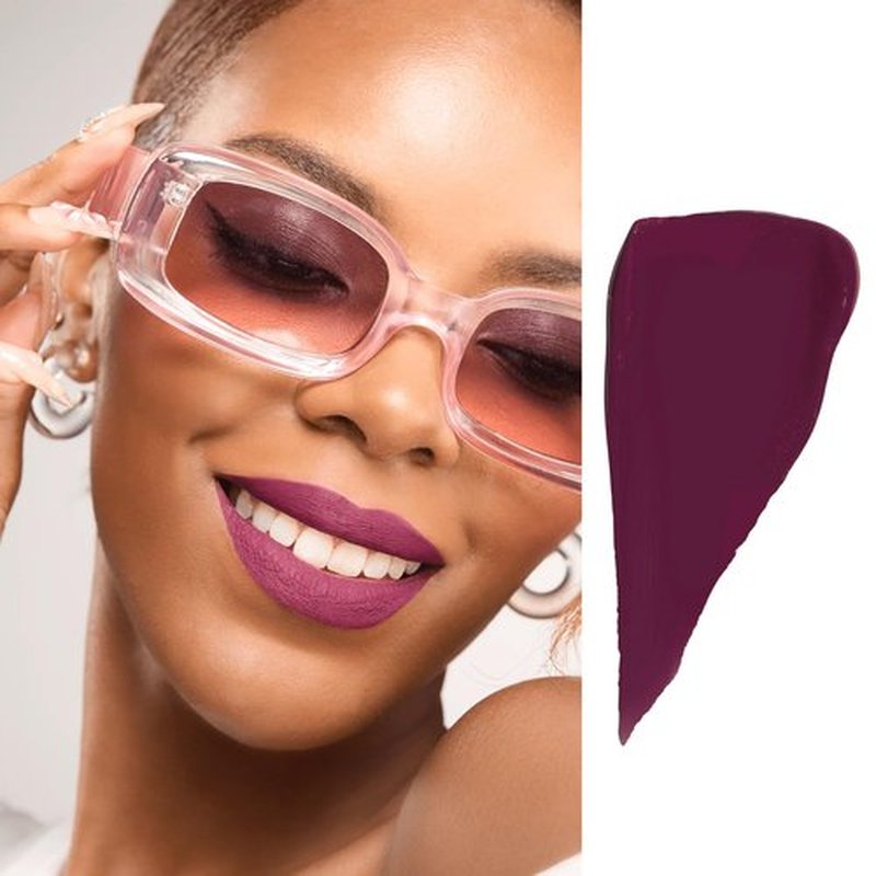 Gerard Cosmetics HydraMatte Liquid Lipstick Wine Down | Wine Lipstick with Matte Finish | Long Lasting and Non-Drying | Super Pigmented Fully Opaque Lip Color