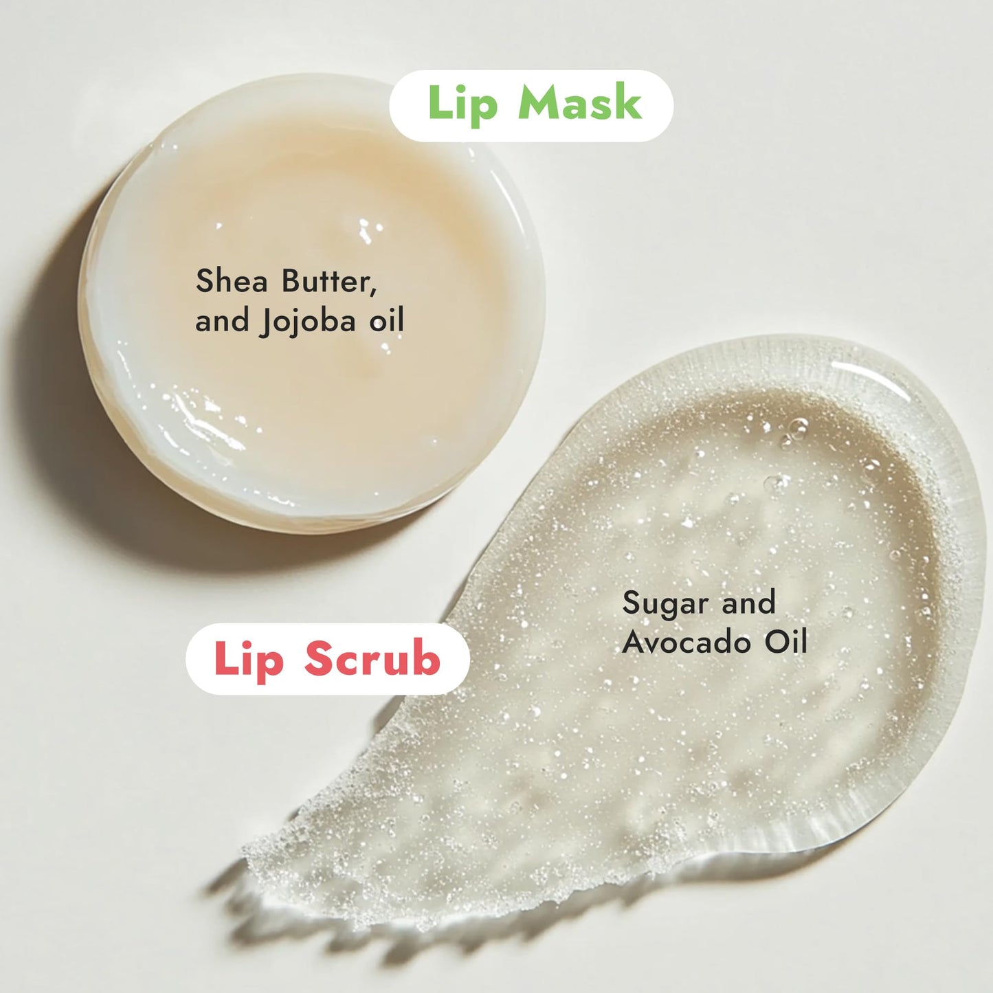 Epielle Lip Care Heroes Buff & Shine, Sugar Scrub & Sleeping Mask Lip Care Kit, Exfoliate & Hydrate, 2-Piece Set for Day & Night Care, K-Beauty