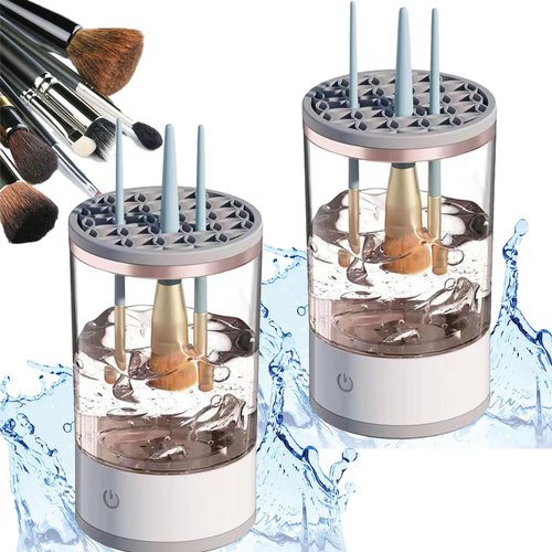 The Cozy Luna Brush Cleaner, Cozy Luna Makeup Brush Cleaner, Beauty Cosmetic Brush Cleaner, Beauty Brush Cleaner, Electric Makeup Brush Cleaner For All Makeup Brush (2 PCS, One Size)