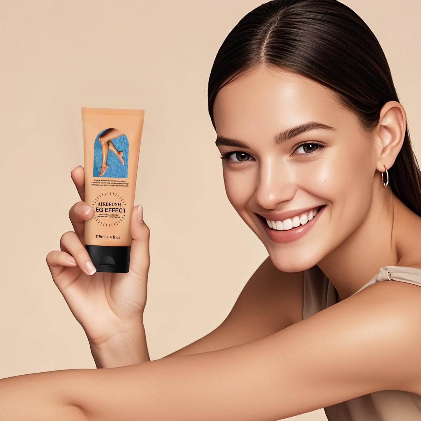 Leg Makeup Waterproof No Transfer,Flawless Looking Leg and Body Scar Cover up Makeup,Waterproof Long Last Easy Application for All Skin Tones.(2# Medium Golw)