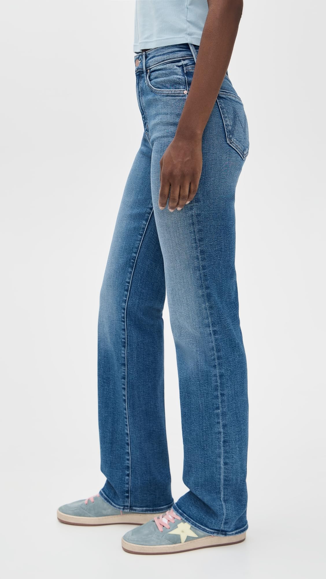 Mother Women's The Kick It Jeans, Fan Favorite, 25