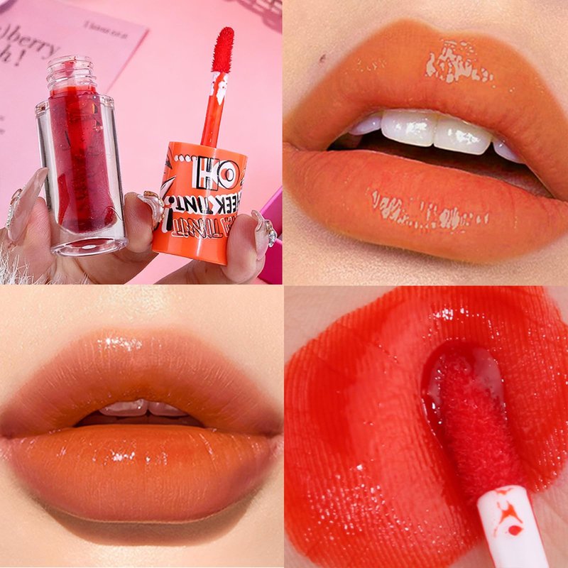 ADMD 3-Pack Creamy Lip Tint Set for Blush & Lip Stain Lip Glaze Buildable Hydrating Lip Glosses Water-Based Formula for a Natural Flush