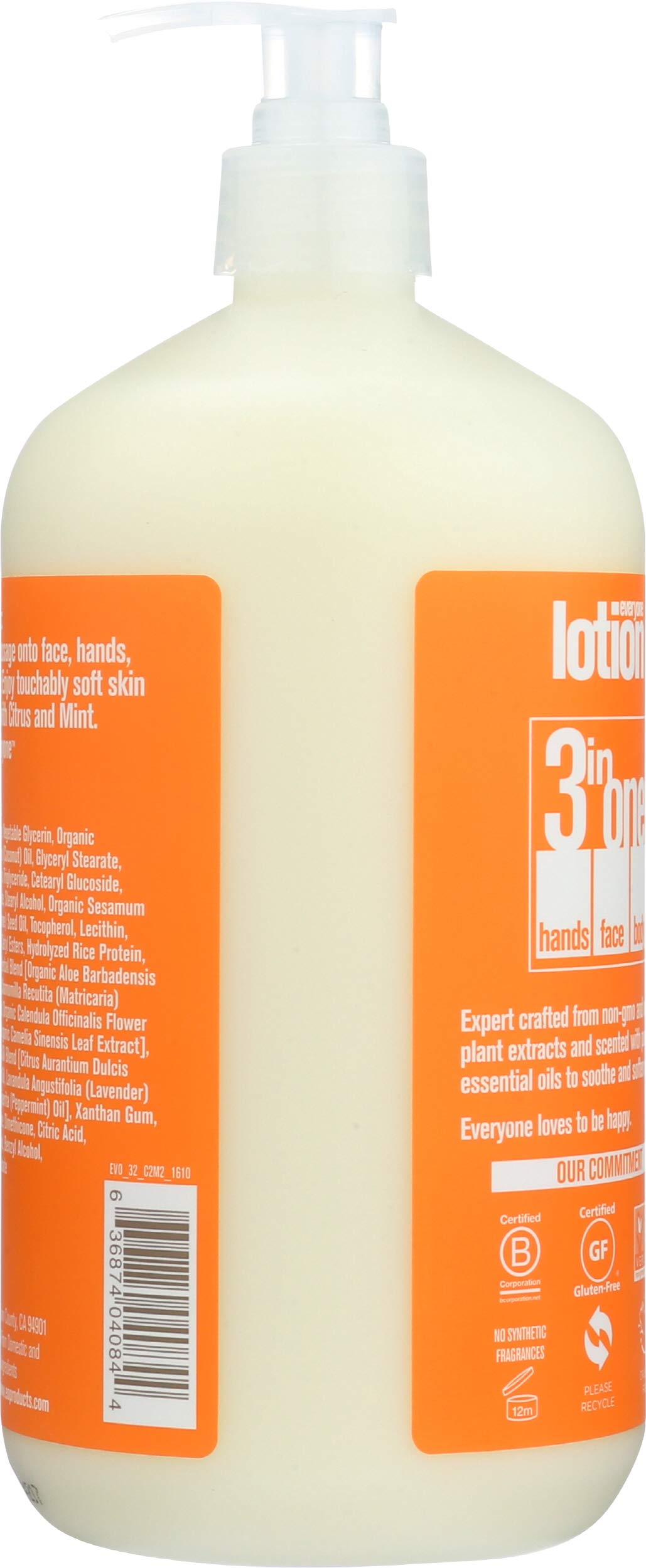 Eo, Lotion Citrus Mint Organic, 32 Fl Oz
