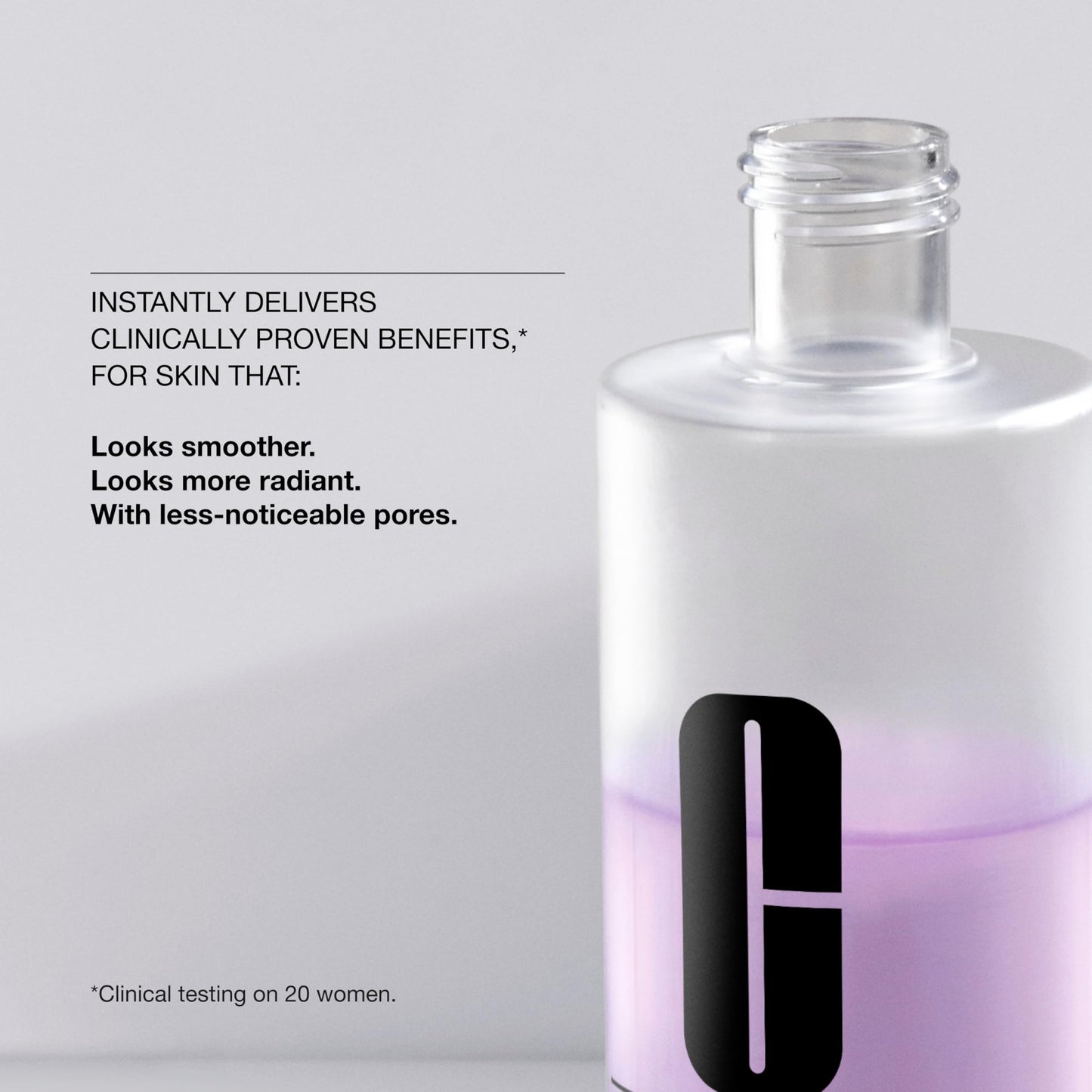 Clinique Clarifying Lotion 2 | Gentle Exfoliator For Dry Combination Skin Types | Face Toner With Witch Hazel | Step 2 in 3-Step Skin Care Routine, 13.5 Fl Oz