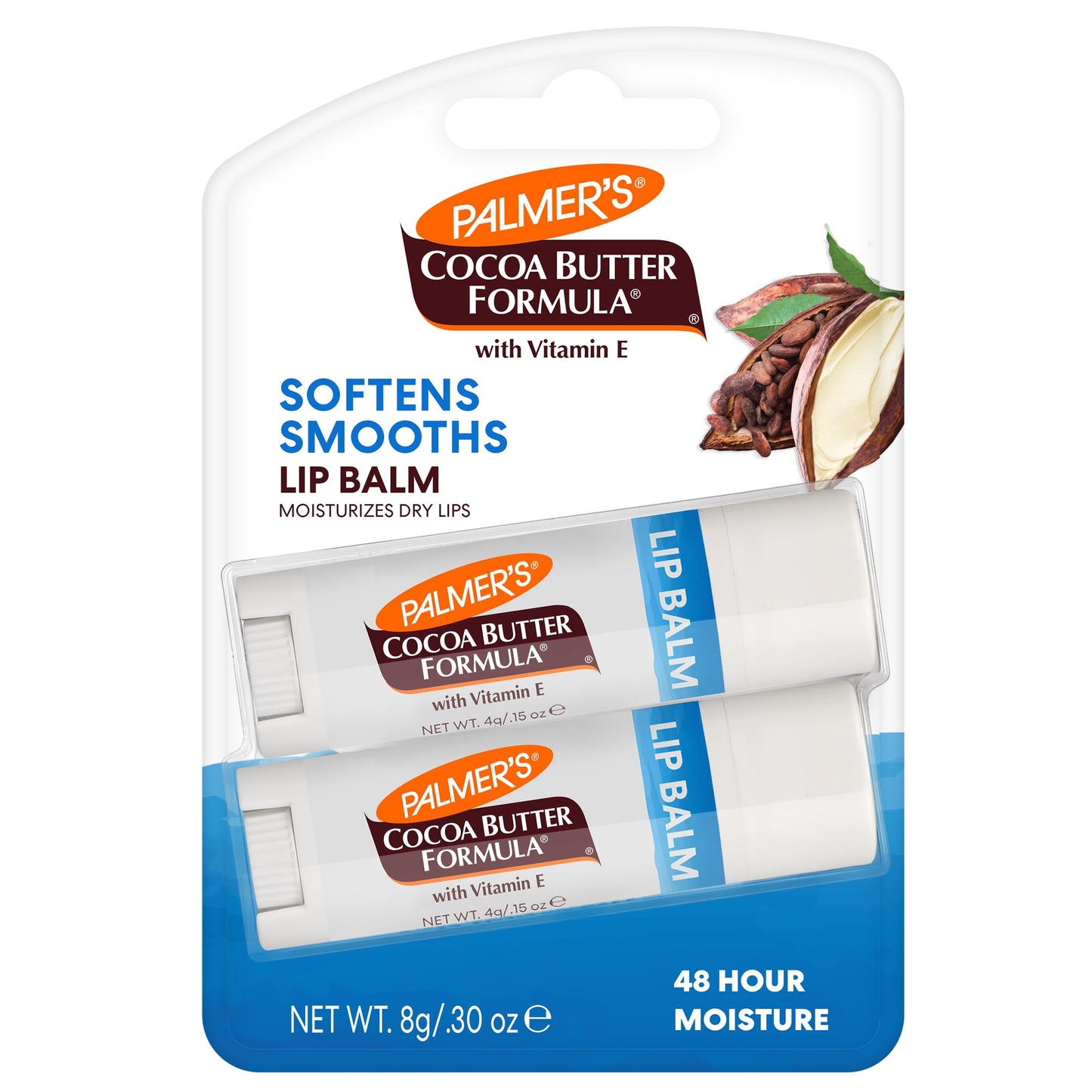 Palmer's Cocoa Butter Formula Lip Balm Duo with Vitamin E (Pack fo 2)