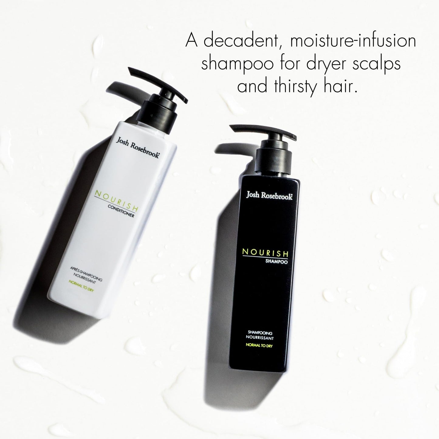 Josh Rosebrook Nourish Shampoo - Moisturizing for Dry Scalp 8oz