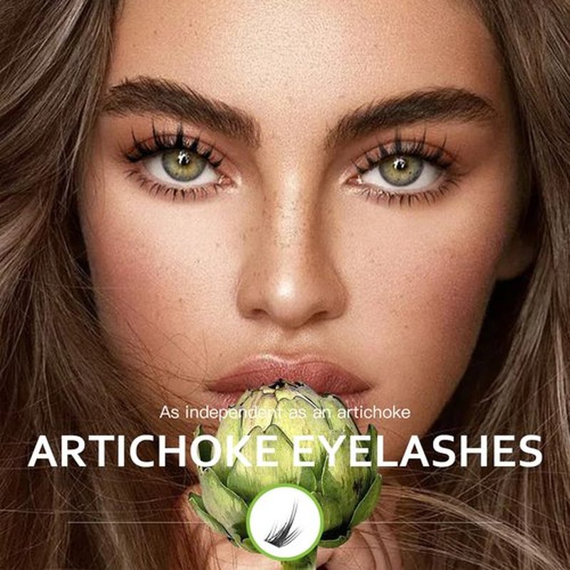 Bershnor Individual Lashes, Natural Asian Manga Eyelash Clusters and Bottom Lashes For Home DIY, Include Lash Curler and Tweezer