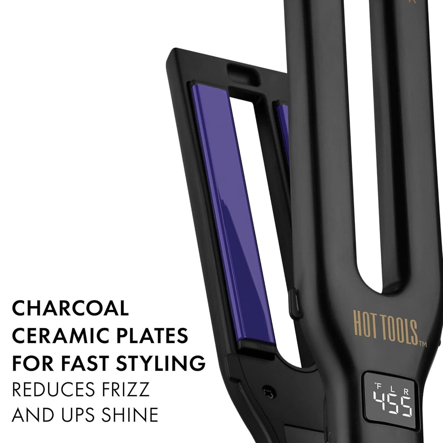 Pro Signature Dual Plate Flat Iron - 1/2 Inch Plates for Smooth, Sleek Hair
