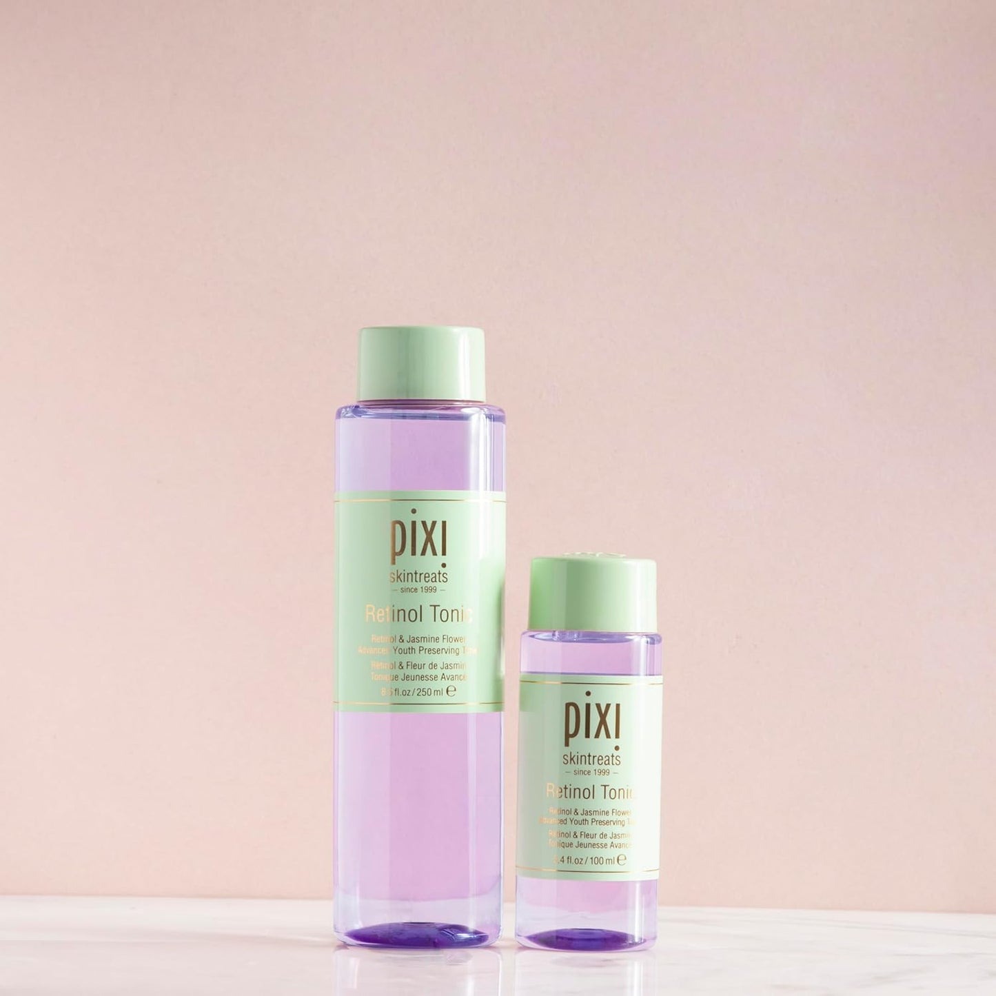 Pixi Retinol Tonic, Smoothing & Firming Facial Toner, Enhanced with Peptides to Boost Collagen Production, Alcohol-Free Daily Rejuvenating Toner, 250 ml / 8.5 fl oz