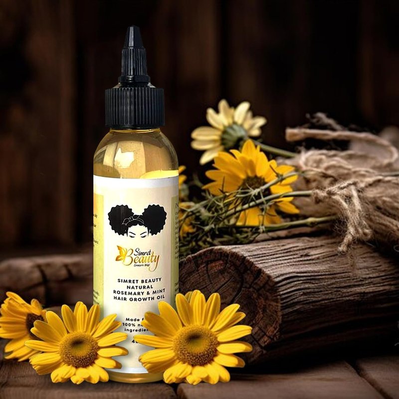 Rosemary Oil for Hair Growth - Natural Mint-Infused Essential Oil for Strong, Healthy Hair | 4 oz