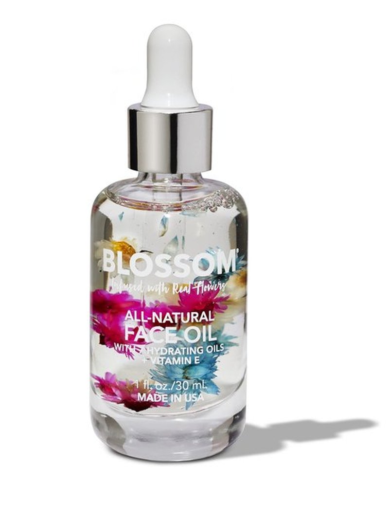 Blossom Unscented All Natural, Vegan, Cruelty Free Face Oil with Vitamin E, Infused with Real Flowers, Made in USA, 1 fl. oz., Winter Wonderland