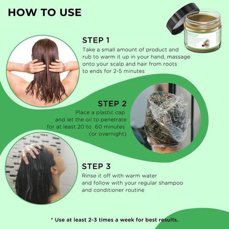 Mysense Raw Batana Oil for Hair Growth, 100% Natural Pure and Unrefined Dr. Sebi Hair Oil, Scalp and Hair Care for Women & Men, Prevent Hair Loss, Promote Hair Thickness, 60 g