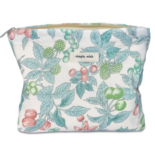 STARDW Aesthetic Floral Makeup Bag Cosmetic Bags for Women, Cute Small Makeup Bag for Purse,Travel Toiletry Bag Skincare Bag,Makeup Bag Organizer Zipper Makeup Pouch