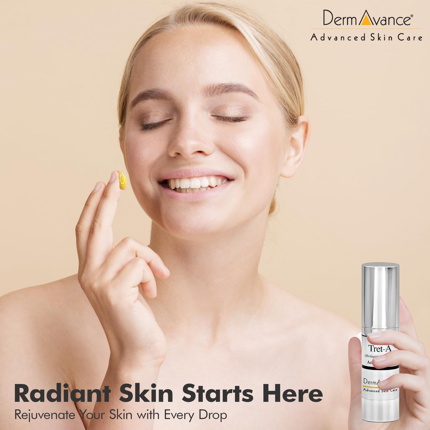 DermAvance Tret-A Retinaldehyde 0.15% Strongest Anti-Aging Face Cream Routine for Women – Anti-Aging Face Moisturizer & Wrinkle Face Cream – Moisturizing Routine – 15ml