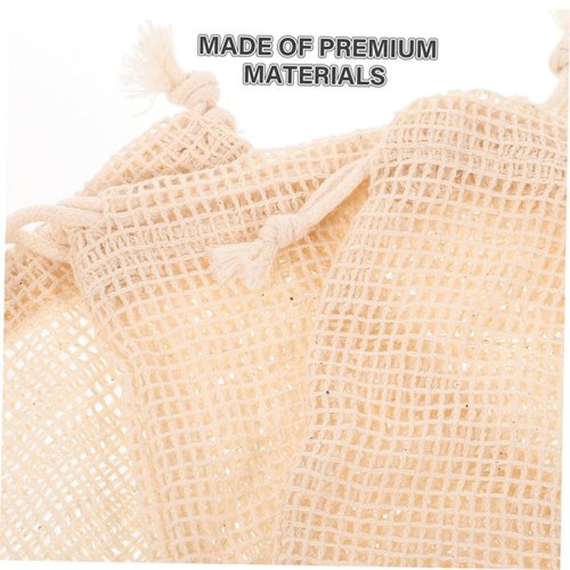 Beavorty 32 Pcs Soap Storage Bag Linen Soap Pouches Natural Sisal Soap Bags Exfoliating Soap Sleeve Bathing Supplies Face Cleansing Foaming Nets Foaming Bags Grid Cotton Linen Laundry Bag