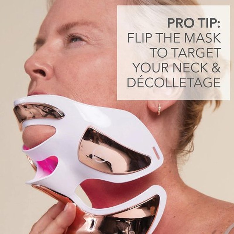Dr Dennis Gross DRx SpectraLite Dpl FaceWare Pro: Smooths Full Face Fine Lines and Wrinkles, Firms Skin, Prevents Acne Flare-Ups, and Reduces Redness and Irritation (White)