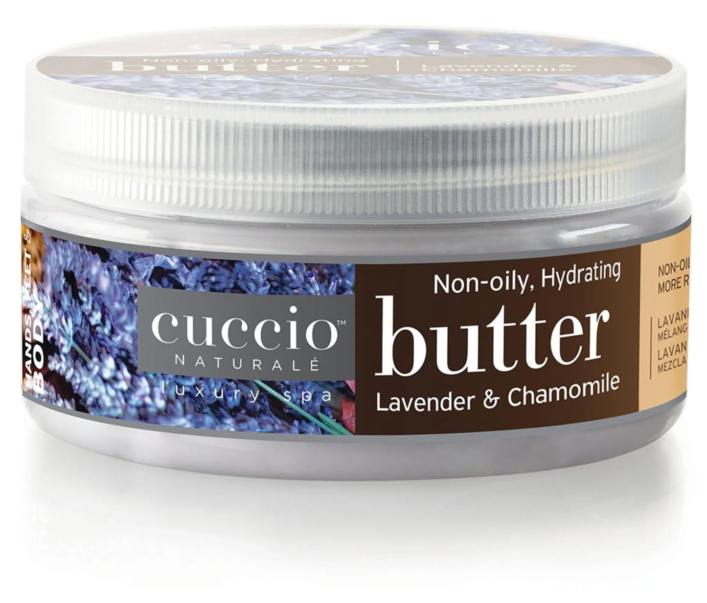 Cuccio Naturale Lavender & Chamomile Body Butter – 8 Ounce – Ultra-Hydrating, Non-Oily Formula for Silky Smooth Skin – Ideal for Daily Moisturization