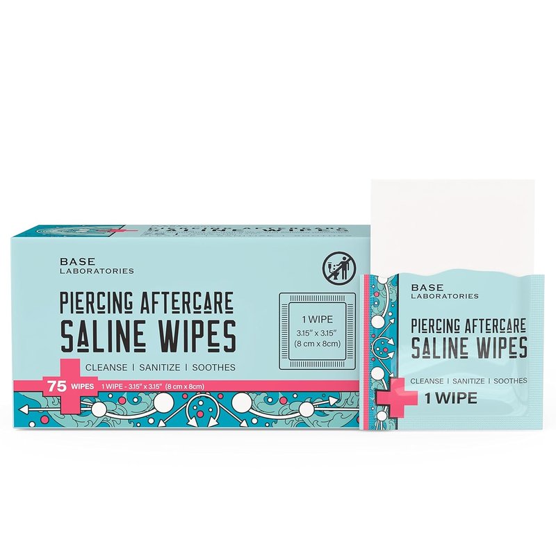 Piercing Aftercare Kit - Hypochlorous Acid Spray, Bump Oil & Wipes | Heal Keloids & Scars for Smooth Recovery