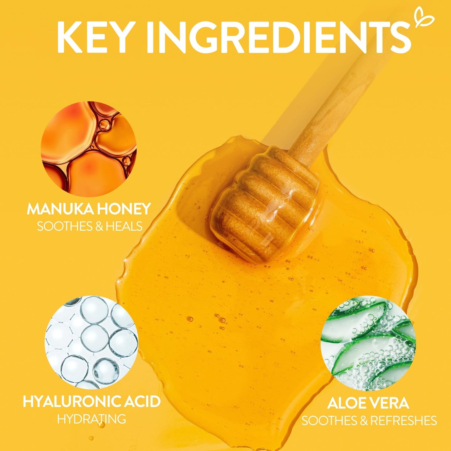 By Nature Manuka Honey + Collagen Sheet Face Mask – Hydrating & Firming Skincare – Moisturizing Face Mask for Dry or Tired Skin – Anti-Aging Self Care Sheet Mask (Pack of 12)