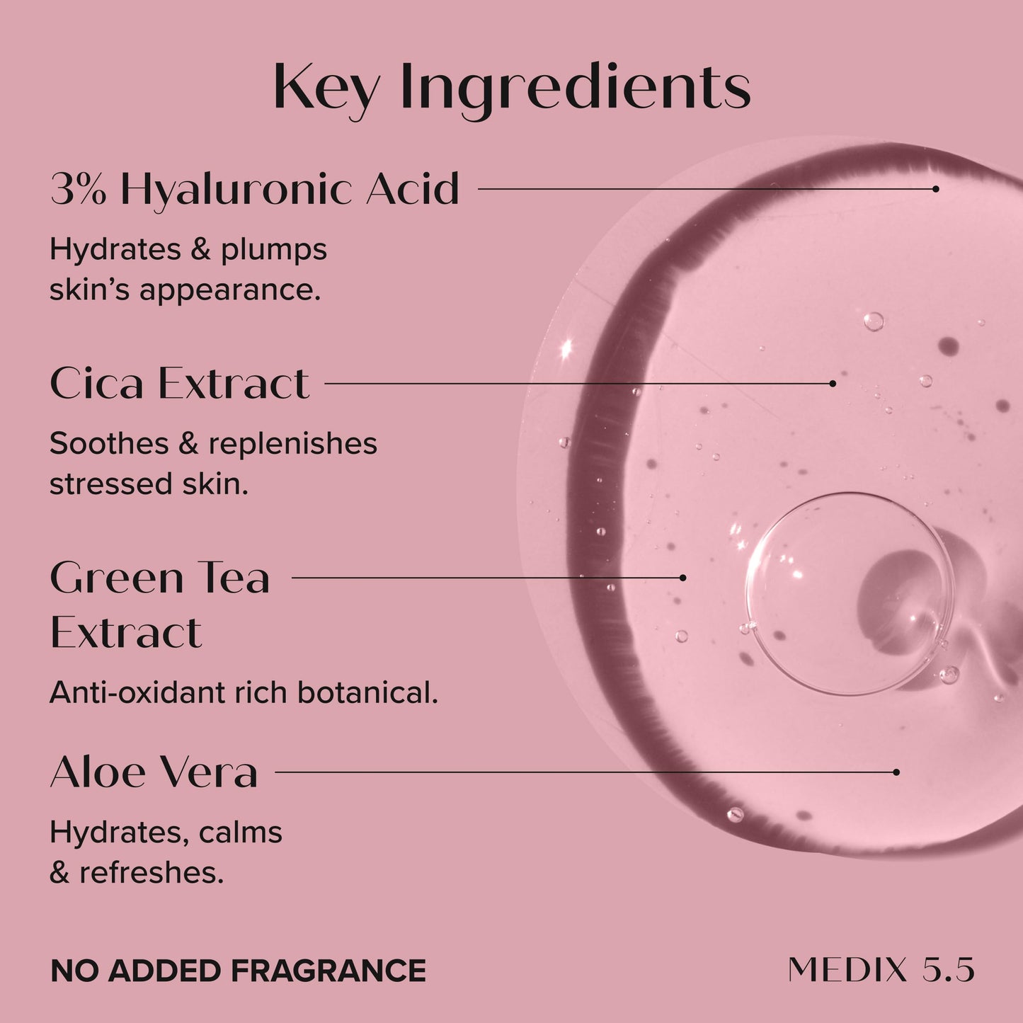 MEDIX 3% Concentrated Hyaluronic Acid Hydrating Gel Body Booster Dry Skin Moisturizer, Anti Aging Skin Care Booster For Restoring Skin Barrier, Wrinkles, & Fine Lines, 2-Pack