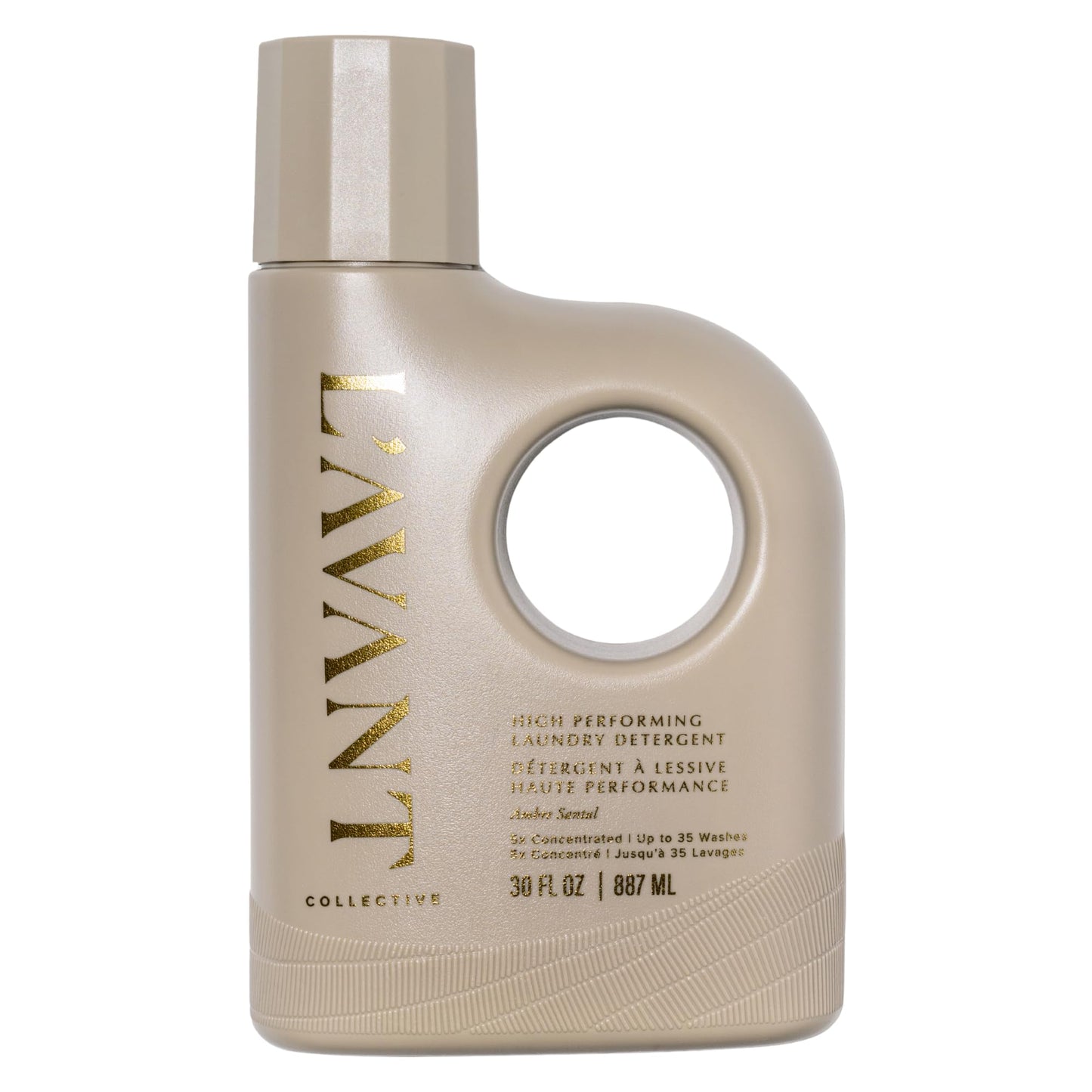 L'AVANT Collective Luxury Laundry Detergent | Ambre Santal | Natural Non-Toxic Liquid Laundry Soap with Enzymes | Plant-Based, HE Compatible, Protects Colors | 30 oz