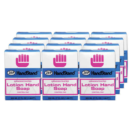 Zep Handstand Lotion Soap - 27 oz (Case of 12) 91601 - Ideal product for all Restrooms and Locker Rooms