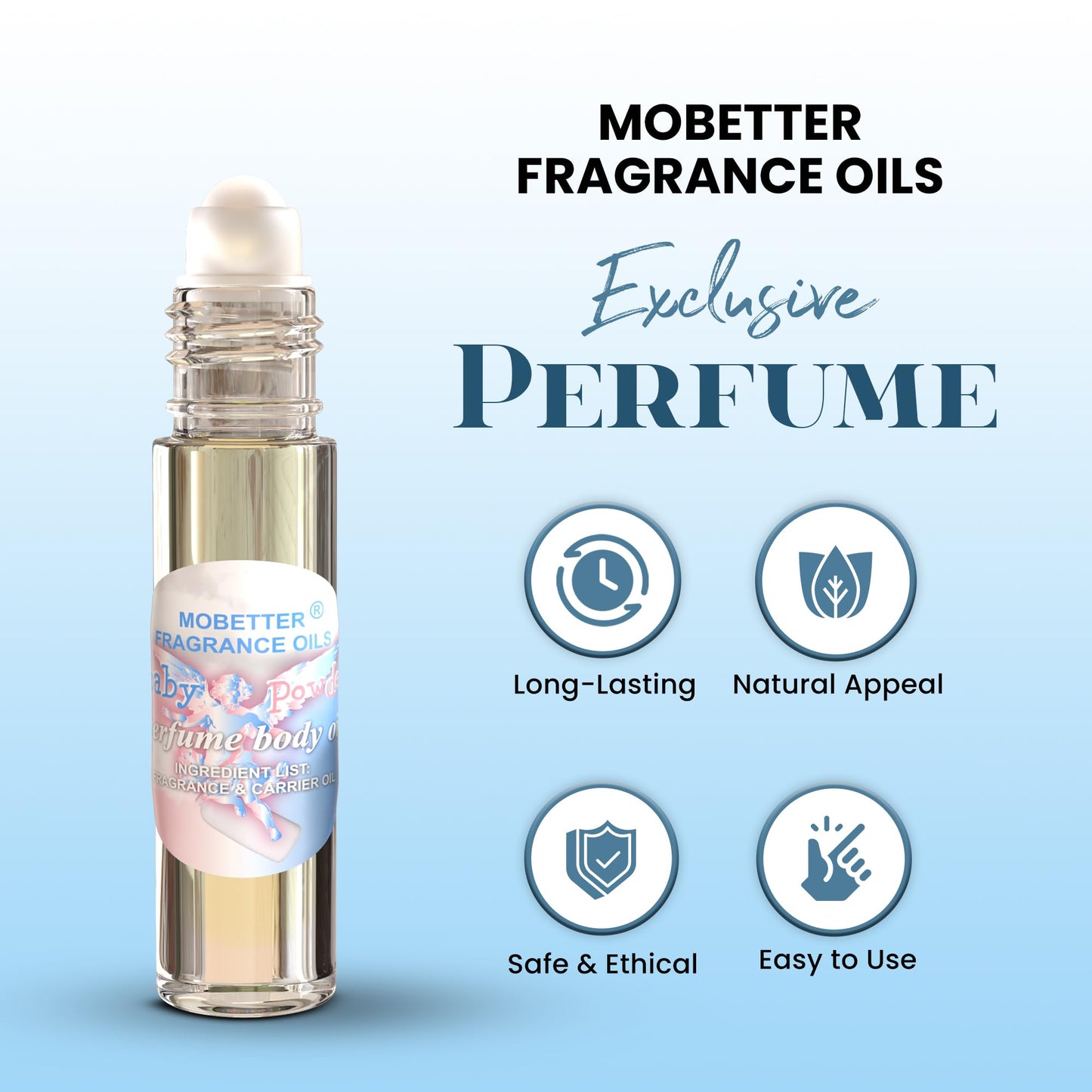 MOBETTER FRAGRANCE OILS – Powder Collection | Long-Lasting Perfume Body Oil