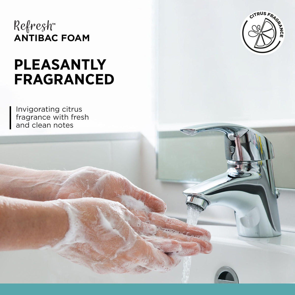 REFRESH ANTIBAC FOAM HAND WASH TOUCH FREE 1.2 LITER