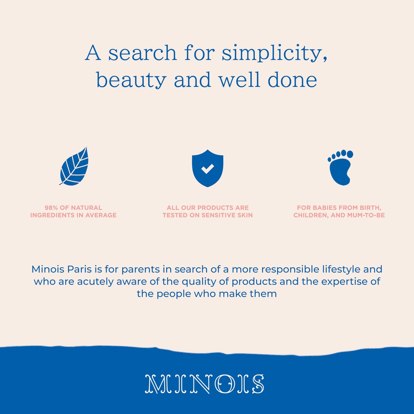 MINOIS PARIS Firming Belly Balm – 99.8% Natural Pregnancy Stretch Mark Cream – Belly Butter for Pregnancy & Postpartum – Hydrating, Firming, Gentle Care – Made in France – 3.4 fl oz