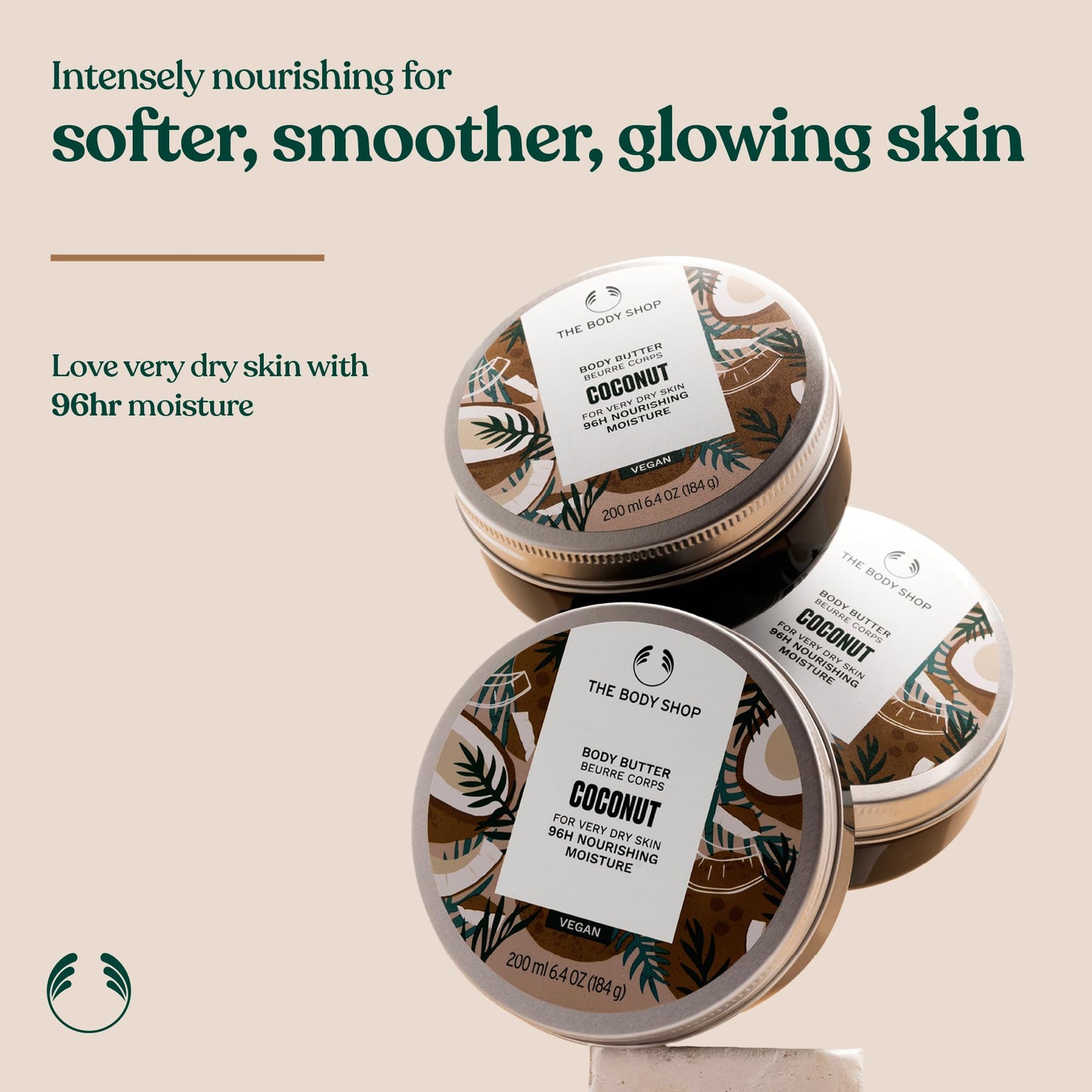 The Body Shop Coconut Body Butter – Nourishing & Moisturizing Skincare for Very Dry Skin – Vegan – 13.5 oz