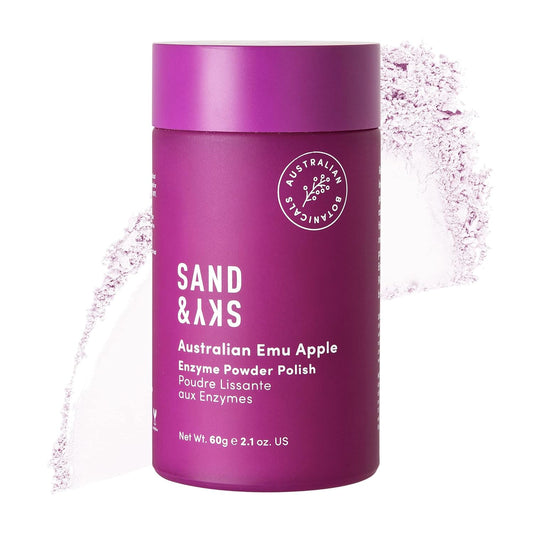 Sand & Sky Enzyme Exfoliator - Vitamin C & Papaya Brightening Face Wash | Gentle Daily Polish with Australian Glow Berries