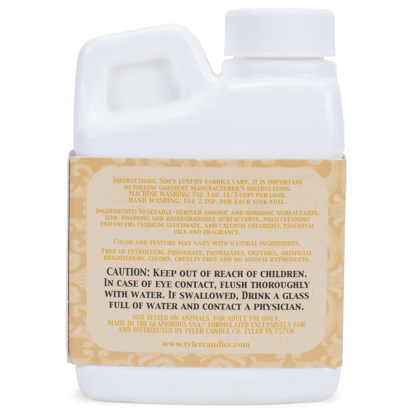 Tyler Candle Compnay Glam Wash TYLER 4 ounce Fragrant Scented Luxurious HE Fine Laundry Detergent Pack of 2