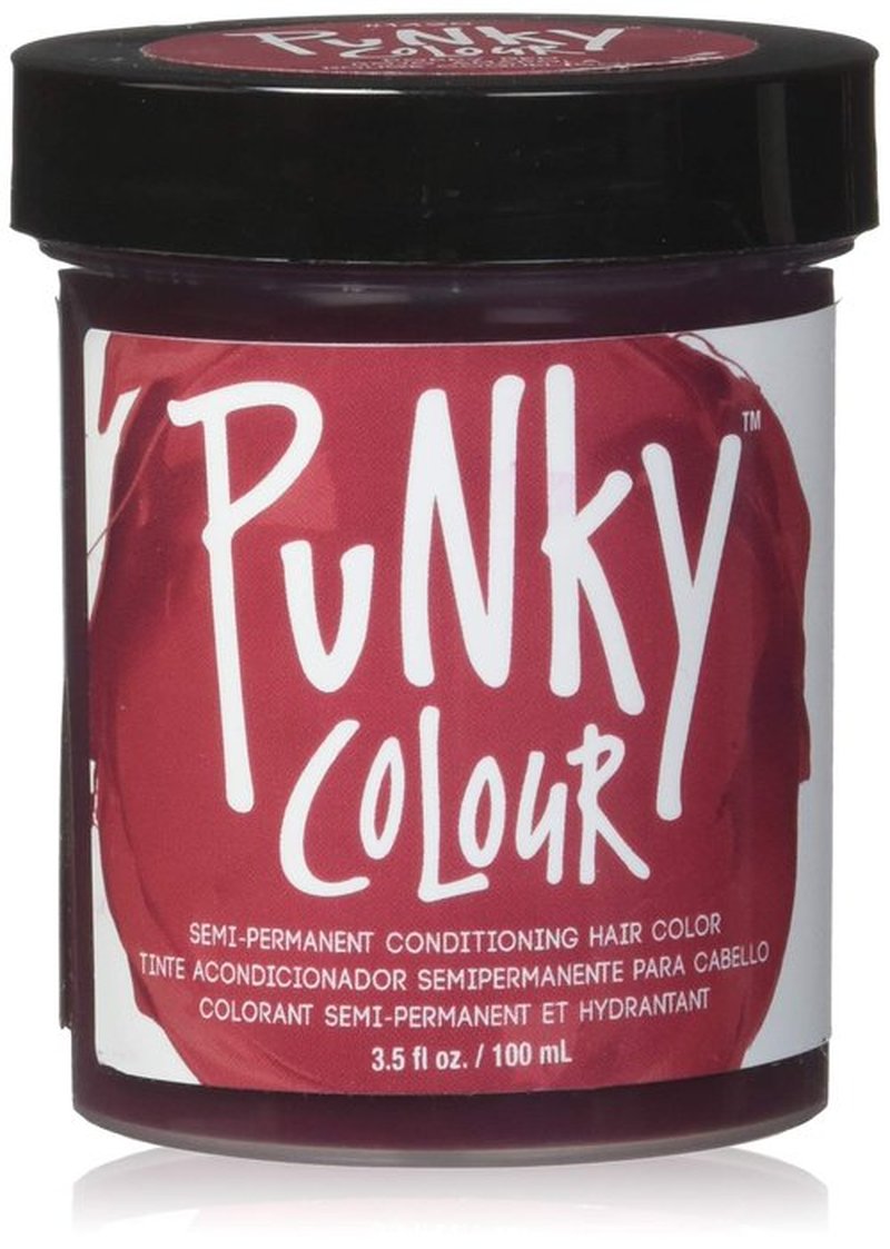 jerome russell Punky Hair Color Creme, Poppy Red, 3.5 Ounce, Pack of 3