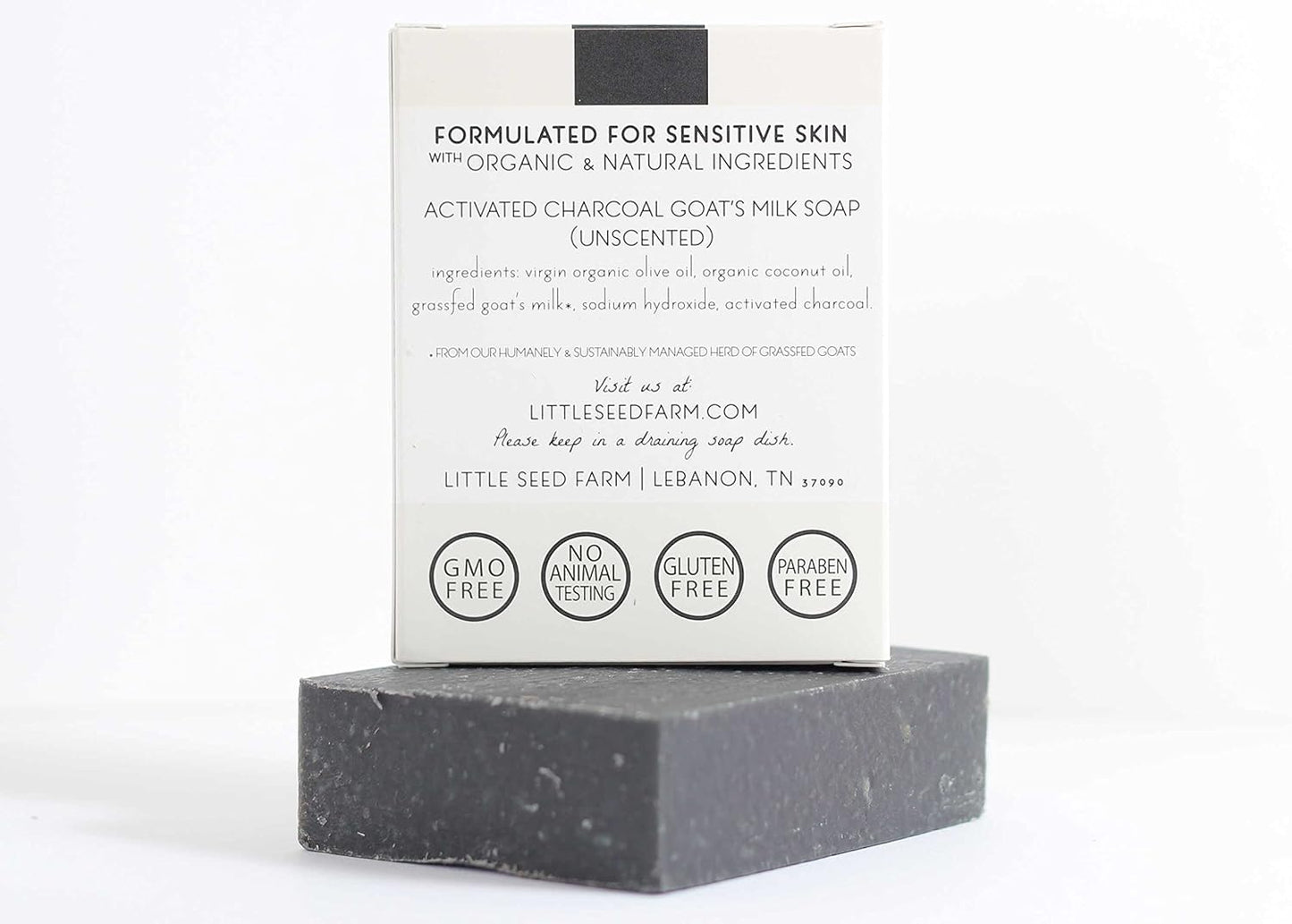 Little Seed Farm Organic Goat’s Milk Soap – 3 Pack of Rosemary Mint Exfoliating Body Bars – Natural, Handmade, Cruelty Free – Energizing and Toning Scrub – Suitable for Sensitive Skin, Net Wt. 4.75oz