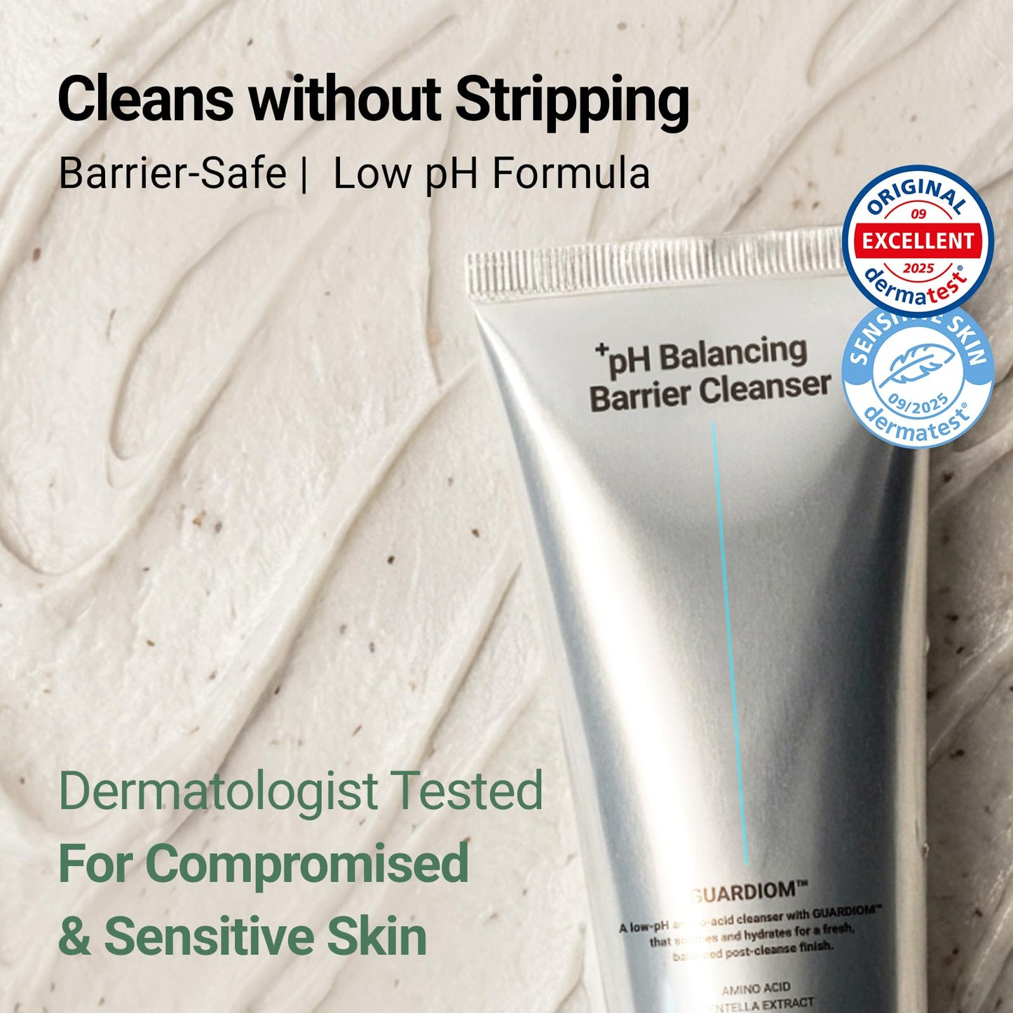 DA EFFECT pH Balancing Barrier Cleanser, Gentle Amino Acid Wash, 90ml
