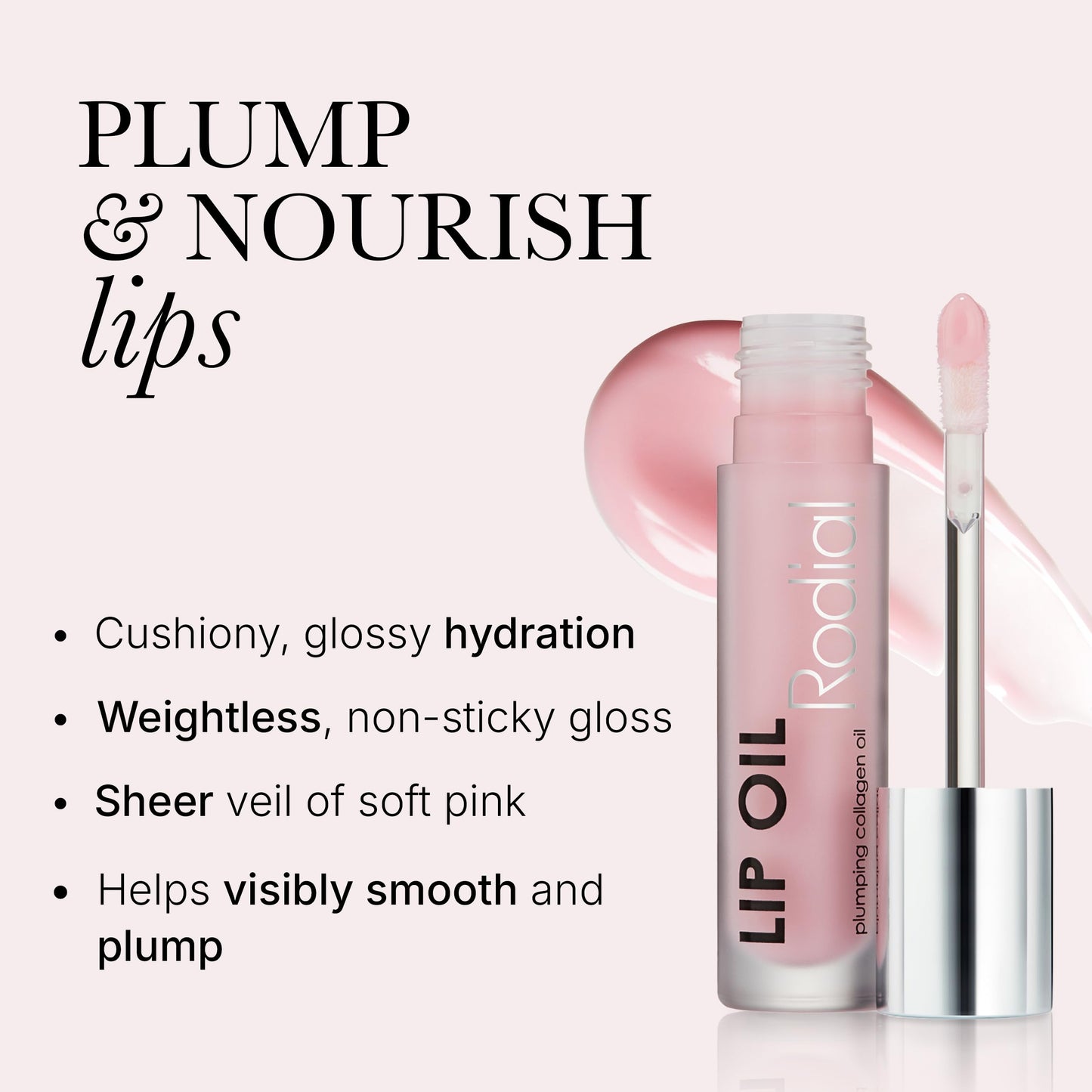 Rodial Glow Essentials Set - Soft Focus Glow Drops 1.05 fl oz. + Banana Lowlighter Travel Size 0.05 fl oz. + Lip Oil 0.13 fl oz. - Hydrating Radiance Boosting Trio for Brightening Skincare and Makeup
