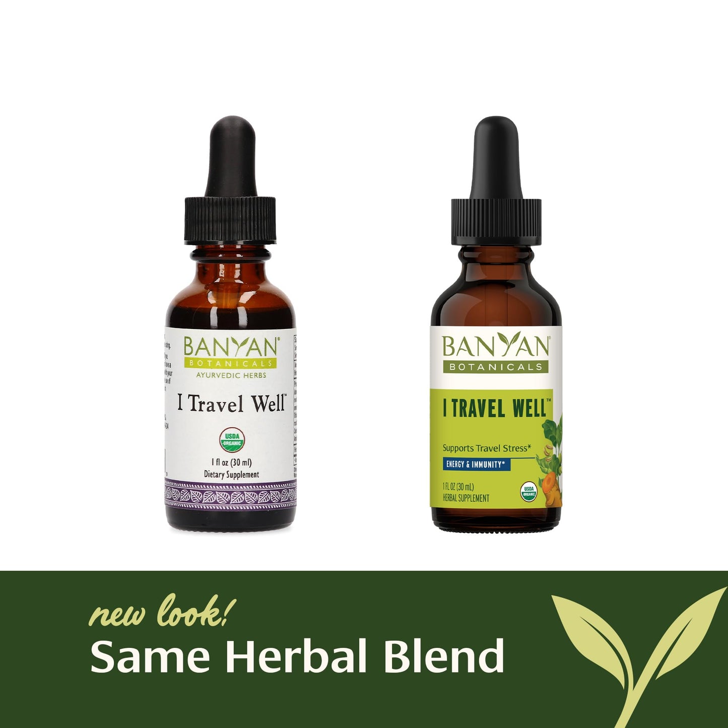 Banyan Botanicals I Travel Well Liquid Extract – Organic Fast-Acting Immune Support for Travel – with Ashwagandha and Ginger – 1 fl. oz. – Non GMO Sustainably Sourced Vegan