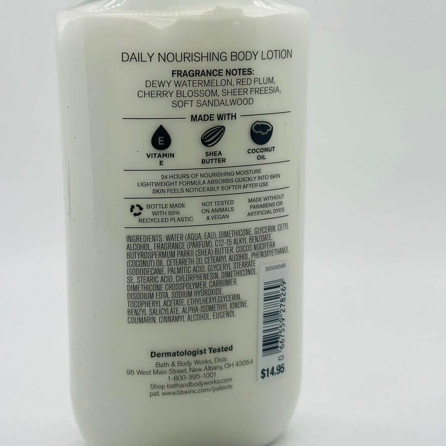 Bath & Body Works Signature Collection Cherry Blossom Body Lotion 8 Fl. Oz. New Packaging