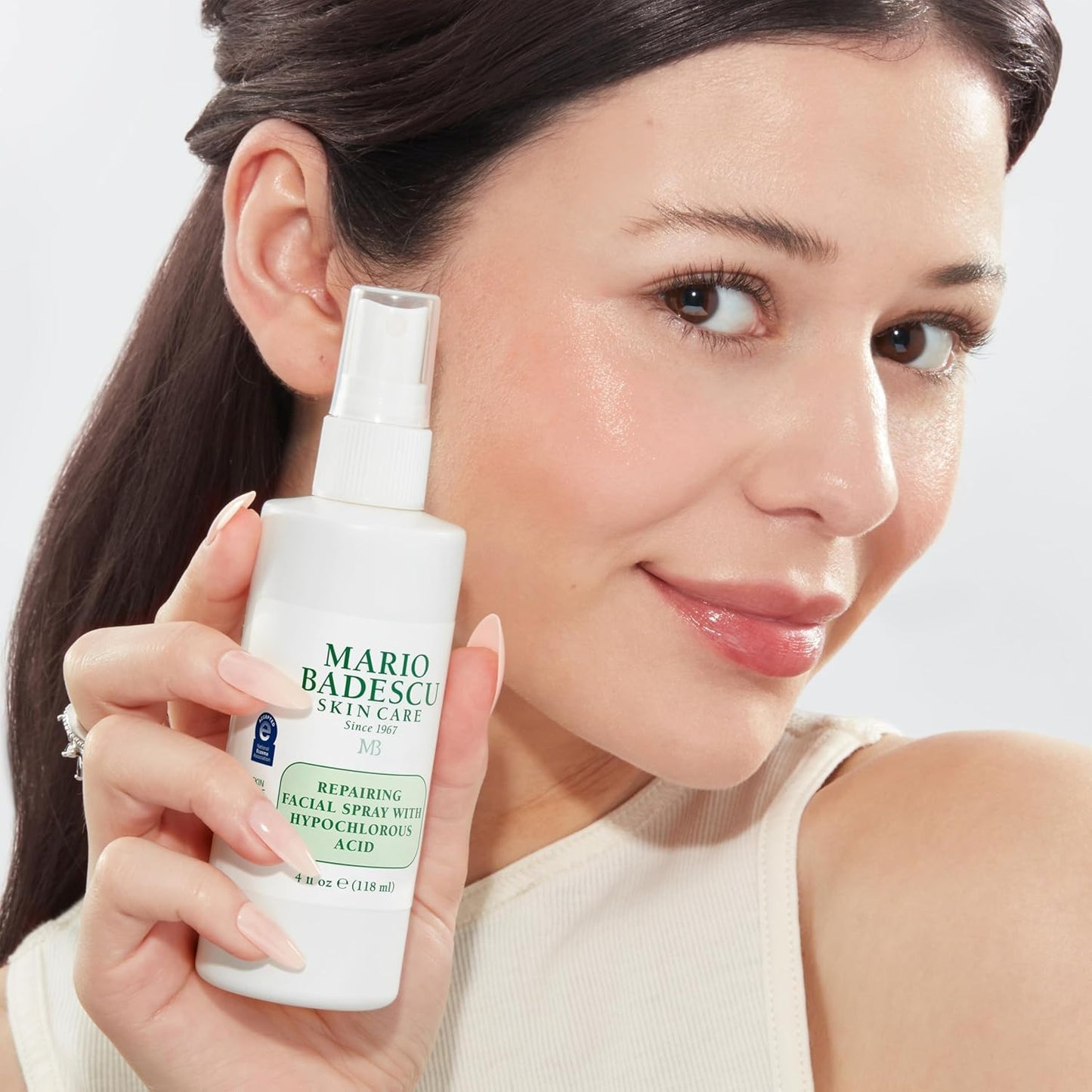 Mario Badescu Repairing HOCl Facial Spray with Hypochlorous Acid – Soothes & Hydrates Angry, Irritated Skin, Reduce Redness & Flare-Ups – pH Balancing, Non-Irritating Cleanser, 2 Fl Oz (Pack of 2)