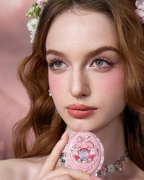 Midsummer Fairytales Velvet Embossed Blush