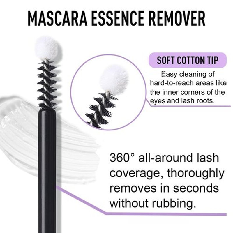 UCANBE Mascara & Cluster Lash Glue Remover, Nourishing Non-Irritating Lash Cleanser with Vitamin E for Real & False Eyelashes, Glides Off Waterproof Eye Makeup Effortlessly, Ideal for Sensitive Skin