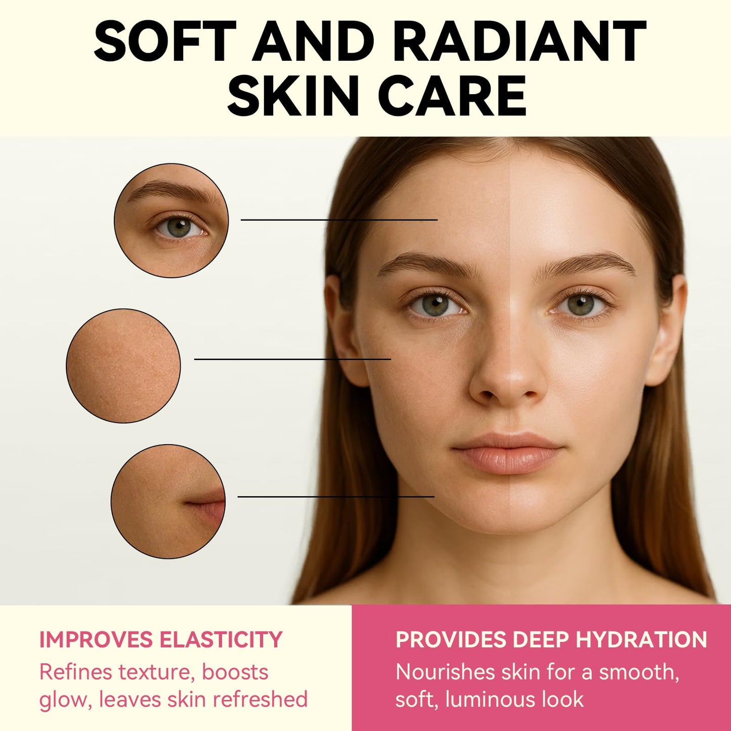 Retinol Moisturizer Cream with Hyaluronic Acid, Women Anti-age Cream, Beauty Hydrating Moisturizer for Wrinkle, Repair Dark Spots, Skin Tightening and Collagen Production, All Kinds of Skin, 1.76 oz
