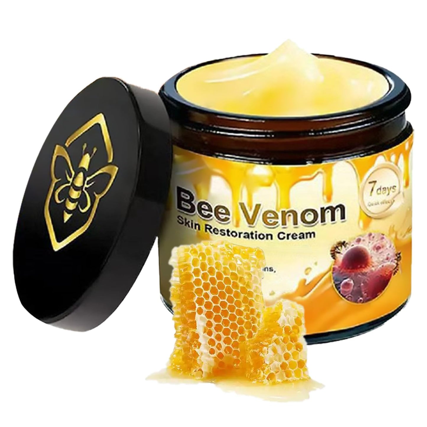 Bee Venom Skin Treatment Cream, Wrinkle Removal Firming Anti-Aging Moisturize Comprehensive Restoration Cream. (1PCS)