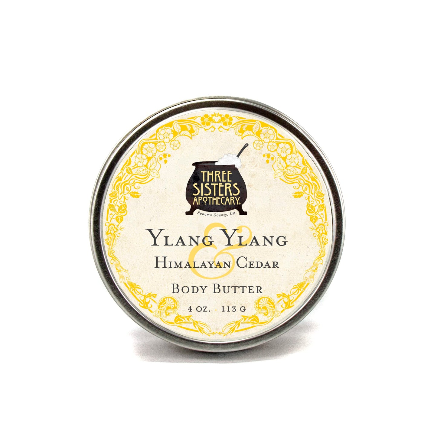 Three Sisters Apothecary 4 oz. Body Butters (Ylang Ylang and Cedar)