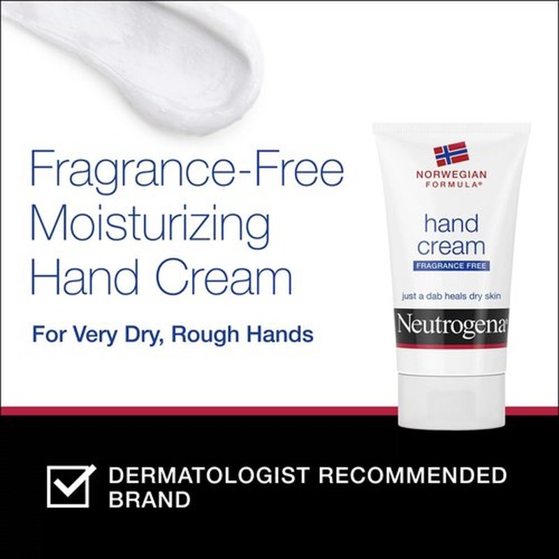 Neutrogena Norwegian Formula Hand Cream Fragrance-Free 2 oz (Pack of 12)